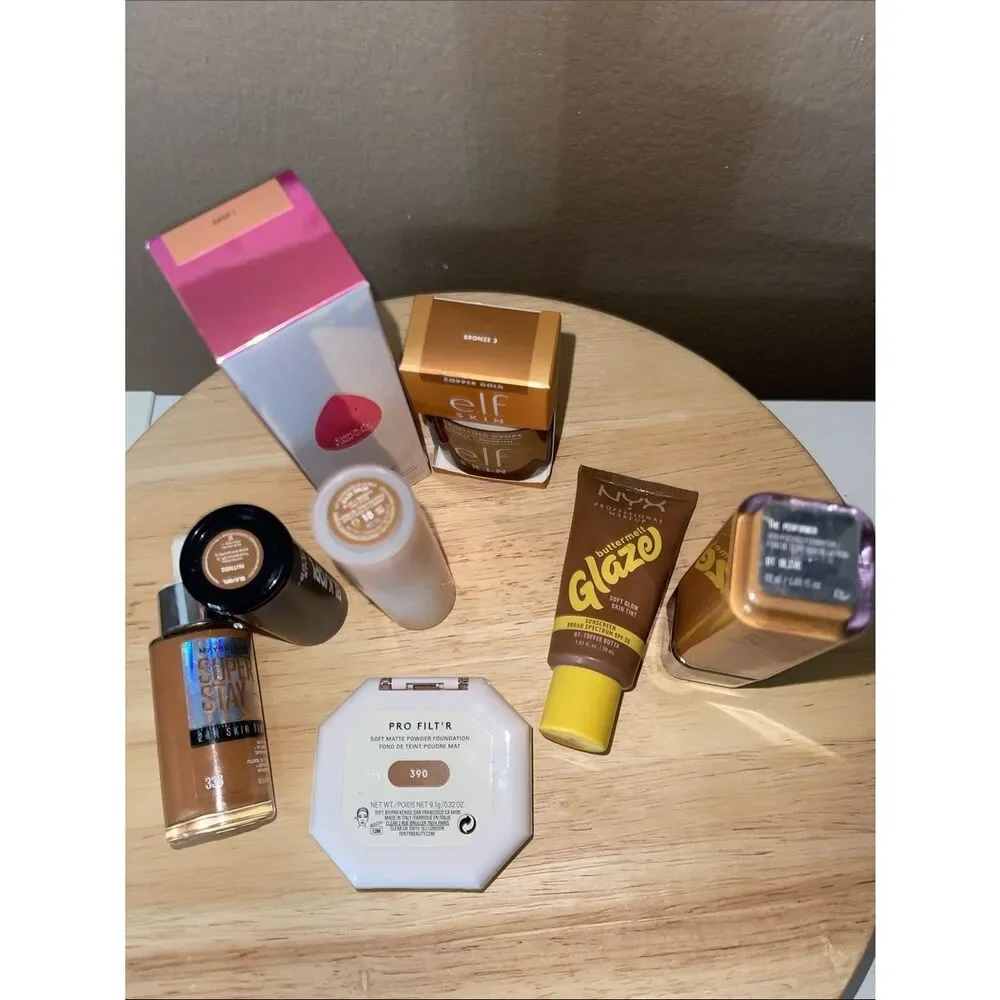 Fenty beauty About Face NYX Maybelline foundation bundle